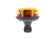 Gyrophare LED, 9W, 10-30V, ambre, montage sur poteau flexible Autoblok, rotatif, Ø130mmx131mm, PEGASUS