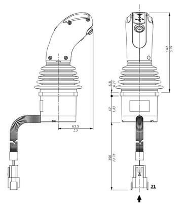 Pièces agricoles - Hydraulique - Manette pour kit SDM/DLM