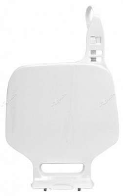 Pièces Quad & Motos - Plastiques - Plaque numéro frontale RACETECH blanc Yamaha YZ80/85
