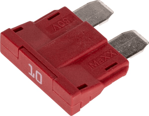 Pièces agricoles - Eclairage - Fuse standard blade 80V 10A red pack 10x Kramp