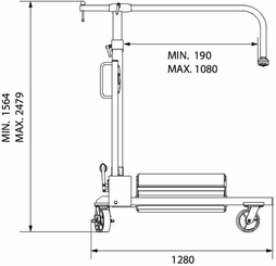 Pièces agricoles - Outils atelier - Appareil montage roue 1600 kg