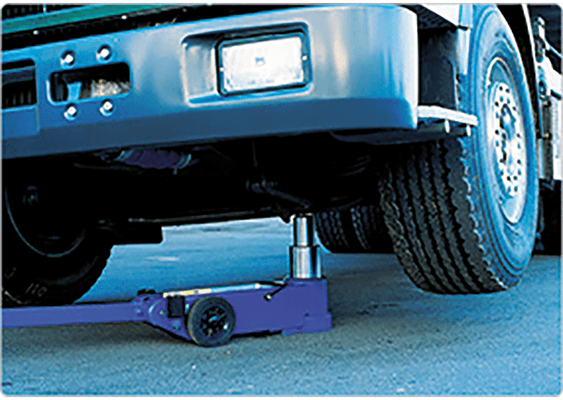 Outils - Outils divers - Cric hydropneumatique 2 étages pour bus/camions grande taille 50/25T