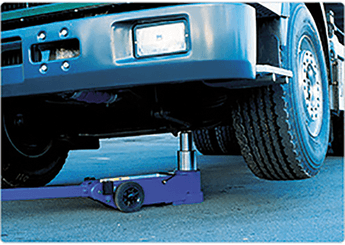 Outils - Outils divers - Cric hydropneumatique 2 étages pour bus/camions grande taille 50/25T