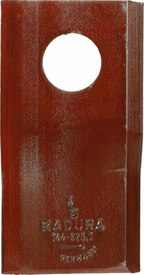 Pièces agricoles - Fenaison & élevage - Couteaux de faucheuse gauche 90 x 50 x 4mm alésage Ø 19mm Kramp