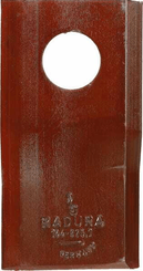 Pièces agricoles - Fenaison & élevage - Couteaux de faucheuse gauche 90 x 50 x 4mm alésage Ø 19mm Kramp