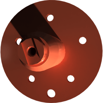 Pièces agricoles - Pièce divers - Essieu peint en noir