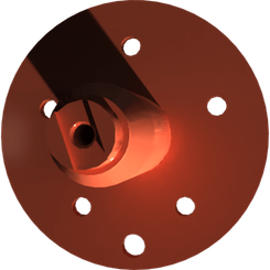 Pièces agricoles - Pièce divers - Essieu peint en noir