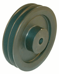 Pièces agricoles - Transmission - Poulie pour courroie trapézoïdale 2 rainures B ou SPB diamètre 167 mm Kramp