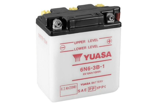 Pièces Quad & Motos - Electrique - Batterie YUASA conventionnelle sans pack acide - 6N6-3B-1