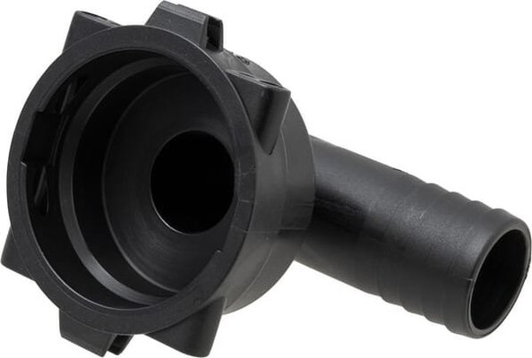 Pièces agricoles - Pièce Pulvérisateur - Raccord à fourche, femelle 90° AF5, embout de tuyau 25 mm