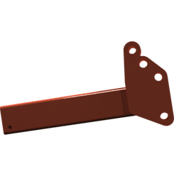 Pièces agricoles - Pièce divers - Partie repliable herse soudée -peint-