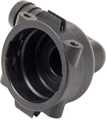Pièces agricoles - Pièce Pulvérisateur - Raccord à fourche, femelle 90° AF3, embout de tuyau 16 mm