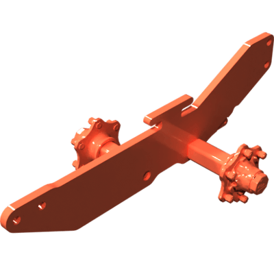 Pièces agricoles - Pièce Semoir - Cadre de roue l. sans frein -peint-