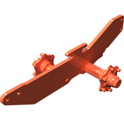 Pièces agricoles - Pièce Semoir - Cadre de roue l. sans frein -peint-