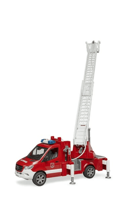 Loisirs - Jouets - Moteur d'incendie MB Sprinter avec échelle, pompe à eau et module son et lumière