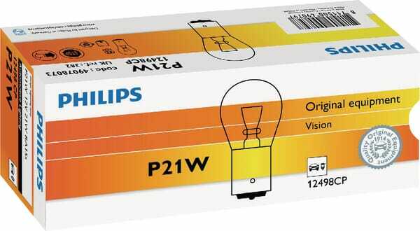 Pièces agricoles - Eclairage - Ampoule P21W - 12V-21W - BA15s
