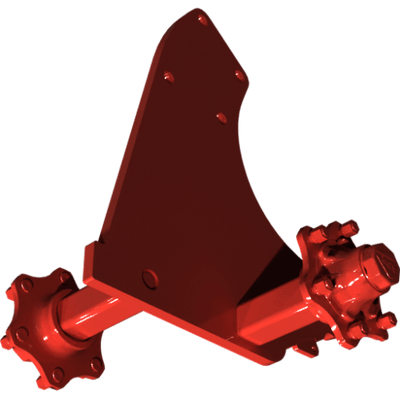 Pièces agricoles - Pièce divers - cadre de roue droite soudé -peint-