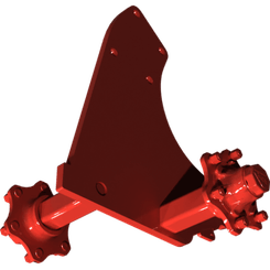 Pièces agricoles - Pièce divers - cadre de roue droite soudé -peint-