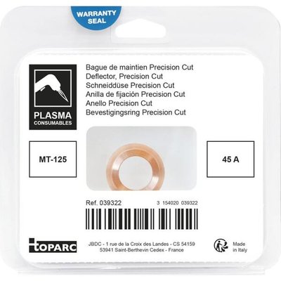 Pièces agricoles - Outils atelier - Coupe de précision de l'anneau tourbillonnaire 45A