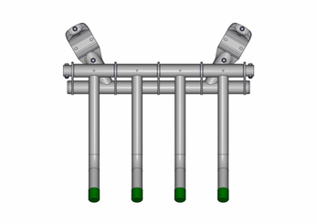 Materiels - Accessoires 100Kg-200Kg - PACK DE 6 PARTIES HAUTE FINGER SEULE