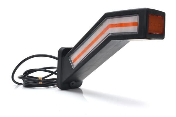 Pièces agricoles - Eclairage - Feu arrière multifonction LED, gauche, rouge/orange/blanc, 12-24 V, 238 x 181 x 72 mm