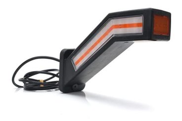 Pièces agricoles - Eclairage - Feu arrière multifonction LED, gauche, rouge/orange/blanc, 12-24 V, 238 x 181 x 72 mm