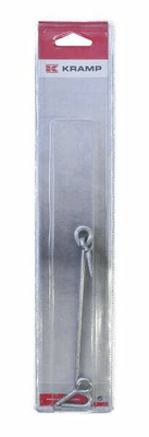 Pièces agricoles - Fasteners - Crochet de portail 160mm - Ø5,2mm (1)