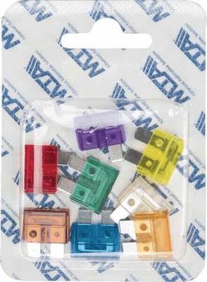 Pièces agricoles - Eclairage - Assortiment de 8 fusibles