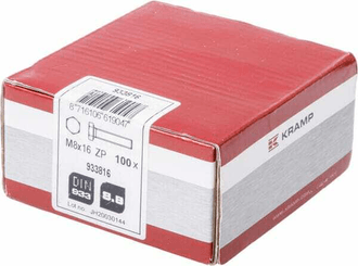 Pièces agricoles - Fasteners - Boulon hexagonal entièrement fileté M8x16 8.8 zing