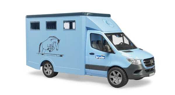 Loisirs - Jouets - MB Sprinter transporteur d'animaux avec 1 cheval
