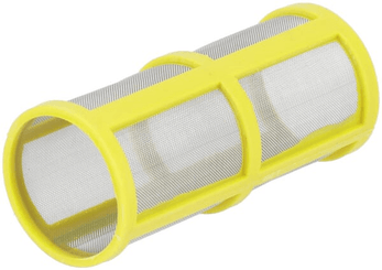 Pièces agricoles - Pièce Pulvérisateur - Cartouche filtrante 80 mesh jaune avec joints toriques