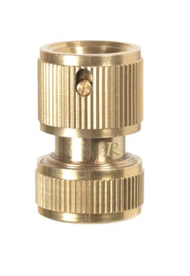 Arrosage - Raccords laiton - RACCORD RAPIDE STOP 15MM LAIT SUR CARTE