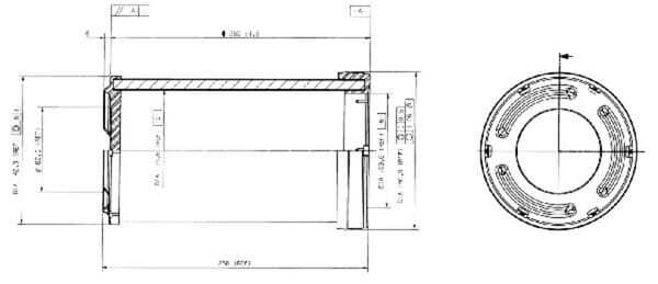 Pièces agricoles - Pièce divers - Filtre à air int. Donaldson