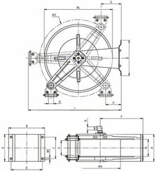 Pièces agricoles - Hydraulique - Enrouleur auto rétractable inox