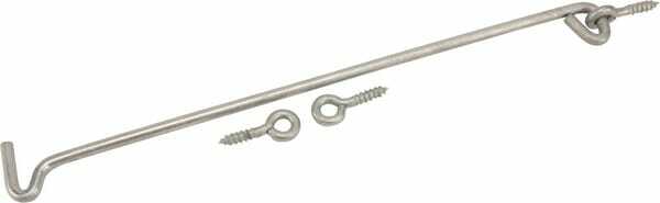 Pièces agricoles - Fasteners - Crochet de porte 312 mm HDG