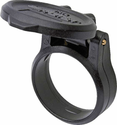 Pièces agricoles - Hydraulique - Couvercle noir femelle NV 1/2