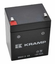 Pièces agricoles - Eclairage - Batterie 12V 5Ah fermée Kramp