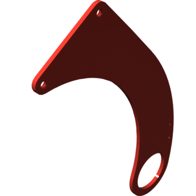 Pièces agricoles - Pièce divers - Plaque de retenue – peinture