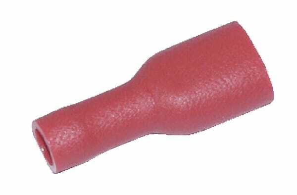 Pièces agricoles - Eclairage - Douille de fiche plate rouge