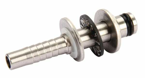 Pièces agricoles - Hydraulique - Embout lavage lisse tournant à sertir DN06-Ø11mm inox