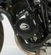 Couvre-carter droit R&G RACING noir Suzuki GSR600/750