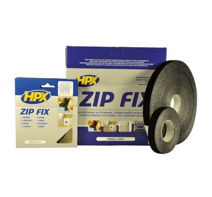 Pièces Quad & Motos - Outillage - Ruban sangle Zip Fix HPX noir 20mm x 5m