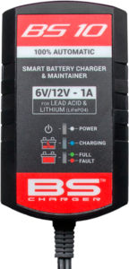 Pièces Quad & Motos - Electrique - Chargeur de batterie intelligent BS BATTERY BS10 - 6V/12V 1A