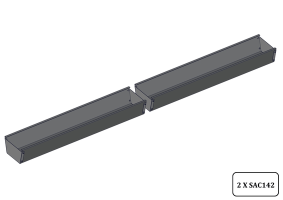 Accessoires et options matériel  - Matériel d'élevage - autre - AUGE METALLIQUE POUR CORNADIS VEAU 10P. (fin de vie)