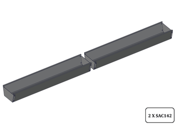 Accessoires et options matériel  - Matériel d'élevage - autre - AUGE METALLIQUE POUR CORNADIS VEAU 10P. (fin de vie)
