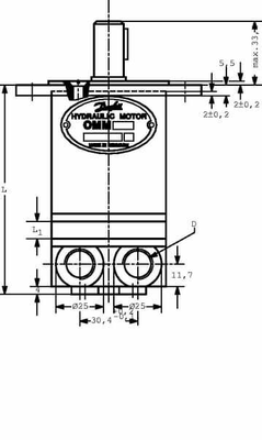 Pièces agricoles - Hydraulique - Moteur Orbit W.Ø16 Raccord Côt