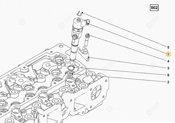 Pièces agricoles - Pieces moteur - INIETTORE