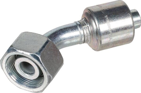 Pièces agricoles - Hydraulique - Racc. à sertir 45° DN20-M36x2