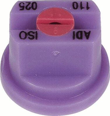 Pièces agricoles - Pièce Pulvérisateur - Buse à jet plat AD 110° 025 violet céramique Albuz
