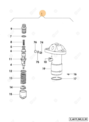 Pièces agricoles - Pieces moteur - POMPE INJECTION Deutz-Fahr origine